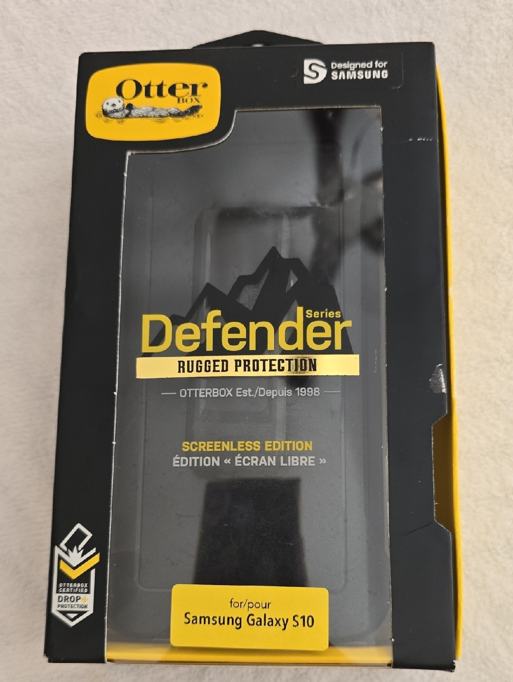 OtterBox Defender Series Case - Black with Yellow Accents